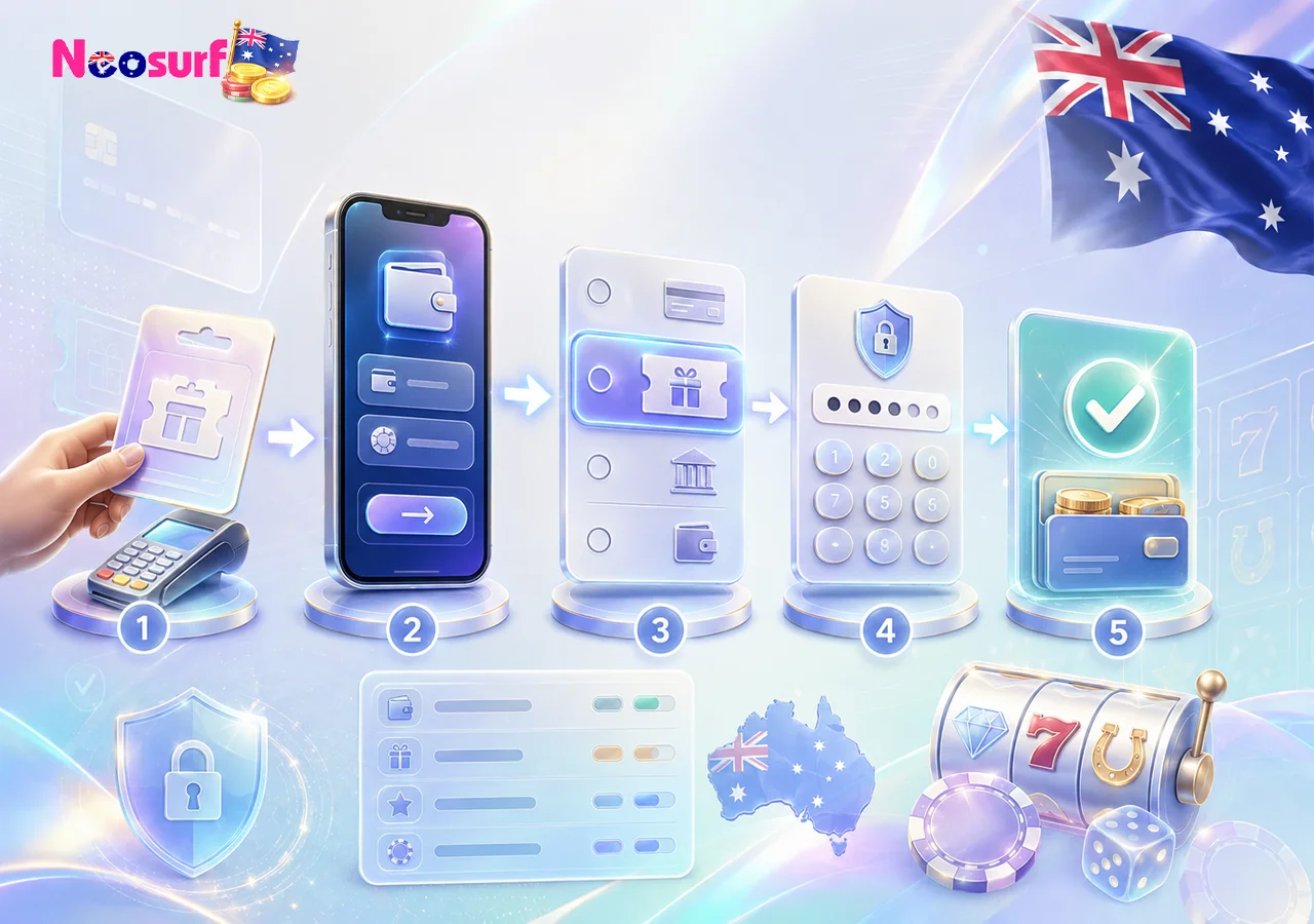 Step-by-step voucher deposit at online casinos